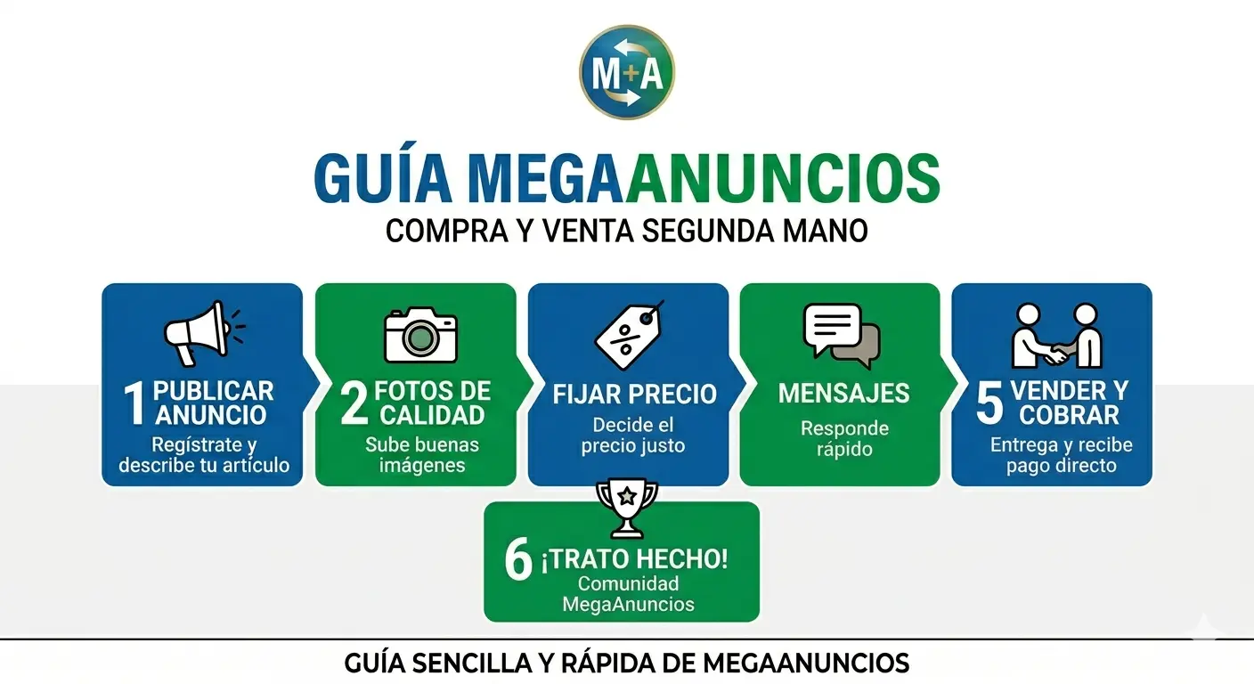 Compra y venta de artículos de segunda mano en MegaAnuncios