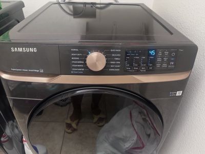 Lavadora samsung wf53bb8900ad de segunda mano