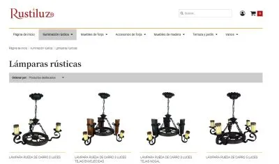 Lamparas de techo rusticas