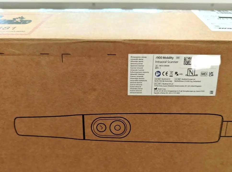 Medit i900 mobility wireless 3d intraoral scanner - 3