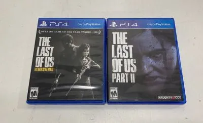 Lote the last of us para ps4 – remastered y part 2 - segunda mano