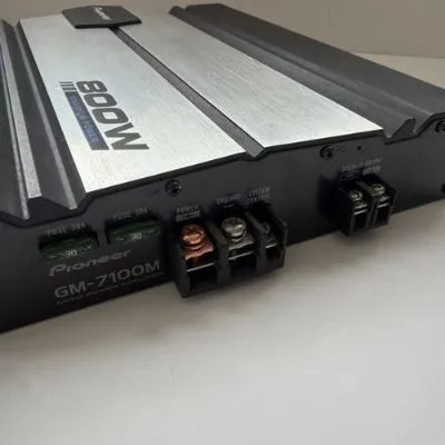 Amplificador para coche pioneer gm-7100 800w de segunda mano - 2