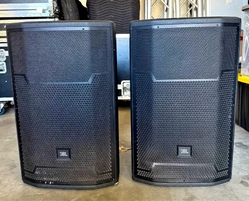 Altavoces jbl prx715 powered speakers de segunda mano