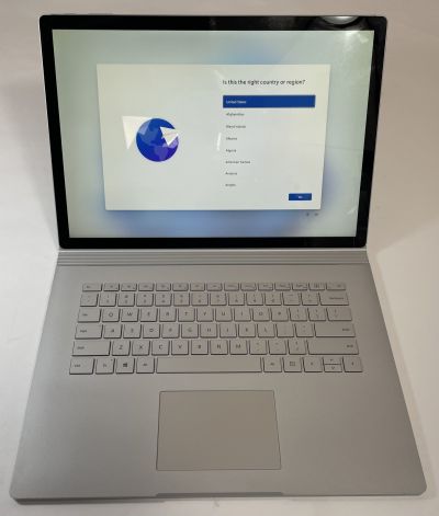 Portatil microsoft surface book 2 15" core i7 8650u 16gb 512gb nvme windows 11